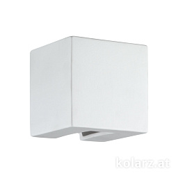 A1343.61.1 Kolarz Cube настенный светильник кубической формы белый