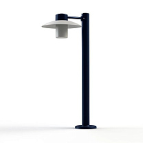 Aubanne N° 3; Frosted glass E27 23W; Steel blue