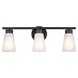 Stamos 20" 3 Light Vanity Light Black настенный светильник 55121BK Kichler — фото 5