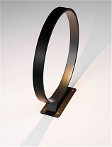 Sandy Black Aluminium LED 6Watt 220 -240 Volt 405 Lm 3000Κ IP65 D:40 H: 44 cm