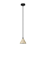 Oxide Gold & Black Aluminium LED MR16/GU10 1x10 Watt 100-240Volt IP20 Bulb Excluded D:11.6 H:200 cm