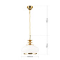 HL 6-1270 gold-Kabel/386 opal-gold Empire Orion подвесной опаловый светильник — фото 6