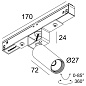 23312 9225 B Delta Light PR SPLITLINE M20/M26H - трековый светильник Spy 271 — фото 1
