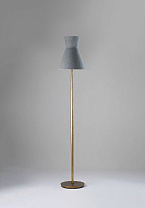 French Brass shown with 13 Daphne in Clove Linen with fabric lining