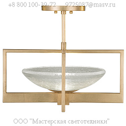 896440-2 Delphi 18" Square Semi-Flush Mount полувстраиваемый светильник, Fine Art Lamps