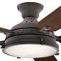 60" Hatteras Bay Fan Weathered Zinc люстра-вентилятор 310017WZC Kichler — фото 1