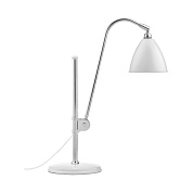 BESTLITE BL1 - LAMPE DE TABLE/Pied chrome, abat-jour blanc mat