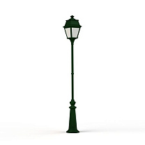 Avenue 2 N° 9; Opal PMMA Built-in LED 2700°K warm white 13W; British green