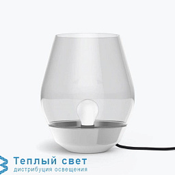 20512 New Works Bowl настольная лампа с прозрачным плафоном и внутренним шаровым элементом