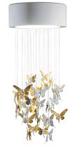 Люстра Niagara Lladro, 60 см, белая с золотом