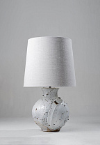 Meringue shown with 14 Bongo in Natural Linen with Cream Card lining