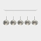 Подвесная система Tom Dixon Whirl Linear — фото 2