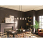 Aivian 42" 8 Light Linear Chandelier Black люстра 52400BK Kichler — фото 3