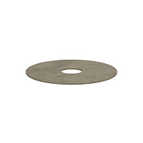 LUNIZ FOOT CERAMIC DISK Ø70CM TERRA MARRONE