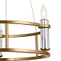 Rosalind 19.5" 3 Light Chandelier Brushed Natural Brass люстра 52493BNB Kichler — фото 5
