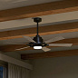 52" Gentry Lite Fan Anvil Iron люстра-вентилятор 300241AVI Kichler — фото 2