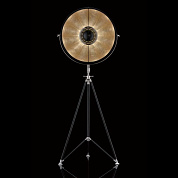 Lampadaire - Fortuny - Studio 63 - pied noir/Noir et gold