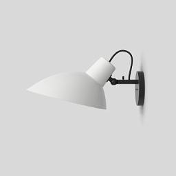 T02-W21-00BW Astep VV Cinquanta Wall AP настенный светильник с поворотным кронштейном белый; чёрный
