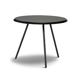 Soround coffee table Black ash O60xH49  Woud, кофейный столик