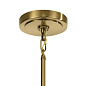Eastmont 5 Light Chandelier Brushed Natural Brass and Walnut Wood люстра 52403BNB Kichler — фото 11