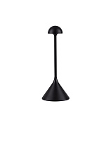 Touch Dimmable Sandy Black Die-Casting Aluminium & Frost Polycarbonate LED 1Watt 3.7Volt 60Lm IP54 3000K Switch On/Off USB Wire D:9.5 H:25 cm