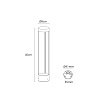 A1645PA-1BK Arte Lamp New york ландшафтный светильник LED 1х10W 350Lm 4000K — фото 3