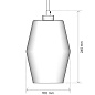 Pick-n-Mix Flask Standard - Plain подвесной светильник, Rothschild & Bickers — фото 14
