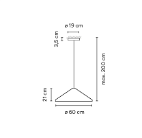 North,Pendant Black 2700K,1-10V PUSH
