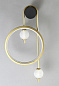 Бра Crystal Lux RODRIGO AP20W LED BLACK/GOLD — фото 3