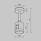 TRA156C-IPC1-BS Maytoni Accessories for tracks Flarity Комплектующие для систем освещения с токоведущими элементами Латунь — фото 4