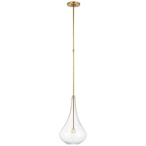Lomme Small Pendant мягкая латунь с прозрачным стеклом