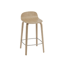 VICOUN02021 Muuto Visu барный стул дуб высота 65 см
