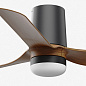 MINI PUNT TUB S LED Faro Barcelona люстра-вентилятор 33835-1TW черный — фото 2