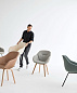 About A Chair Мягкий регулируемый по высоте стул на колесиках Hay PID500482 — фото 6