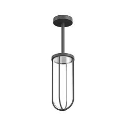 Flos In Vitro потолочный светильник цилиндрической формы серого цвета
