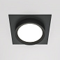 DL086-GX53-SQ-B Maytoni Hoop Встраиваемый светильник 12W Черный — фото 8