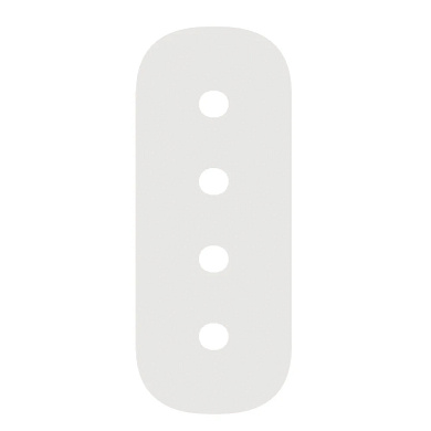 коннектор прямой белого цвета для магнитного шинопровода