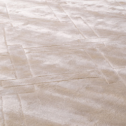 ковёр с мягкой текстурой и узором светлых оттенков