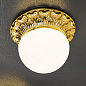 Kolarz MILADY 0298.11.15 потолочный светильник французское золото белый ø16cm высота 12cm 1 лампа g9 — фото 1