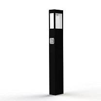 Tetra N° 4; Clear polycarbonate E27 - Green'Up socket 70W; Dark black