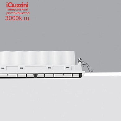 QD42 Laser Blade iGuzzini Recessed Frame section 15 LEDs - integrated DALI - Wall Washer Longitudinal Glare Control
