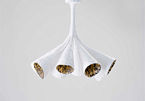 Plaster White with Etched Gold