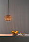 65134-73 Faro HAKA Black/rattan pendant lamp ø250 потолочный светильник черный — фото 6