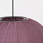 KW45 BU Knit-Wit Made By Hand Потолочный подвес Ø45 с бордовым фактурным плафоном — фото 4