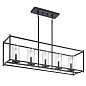 Crosby 5 Light Linear Chandelier Black люстра 43995BK Kichler