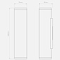 Уличный настенный светильник Astro Lighting Ava 300 PVD брашированная латунь — фото 6