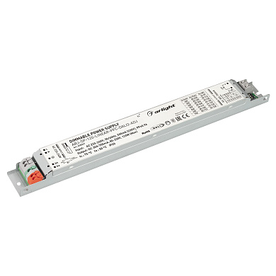 035537 Arlight LED драйвер ARJ-SP-120-LINEAR-PFC-DALI2-ADJ (120W, 80-330V, 0.3-0.7A)