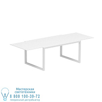 РАЗДВИЖНОЙ СТОЛ NINIX 100X150/270 РАМА + БЕЛАЯ КЕРАМИКА Royal Botania
