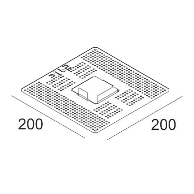 PLASTERKIT 162 монтажная рамка Delta Light