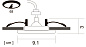 A2024PL-1WH Arte Lamp Aqua встраиваемый в потолок светильник для ванной GU10 1х50W — фото 1